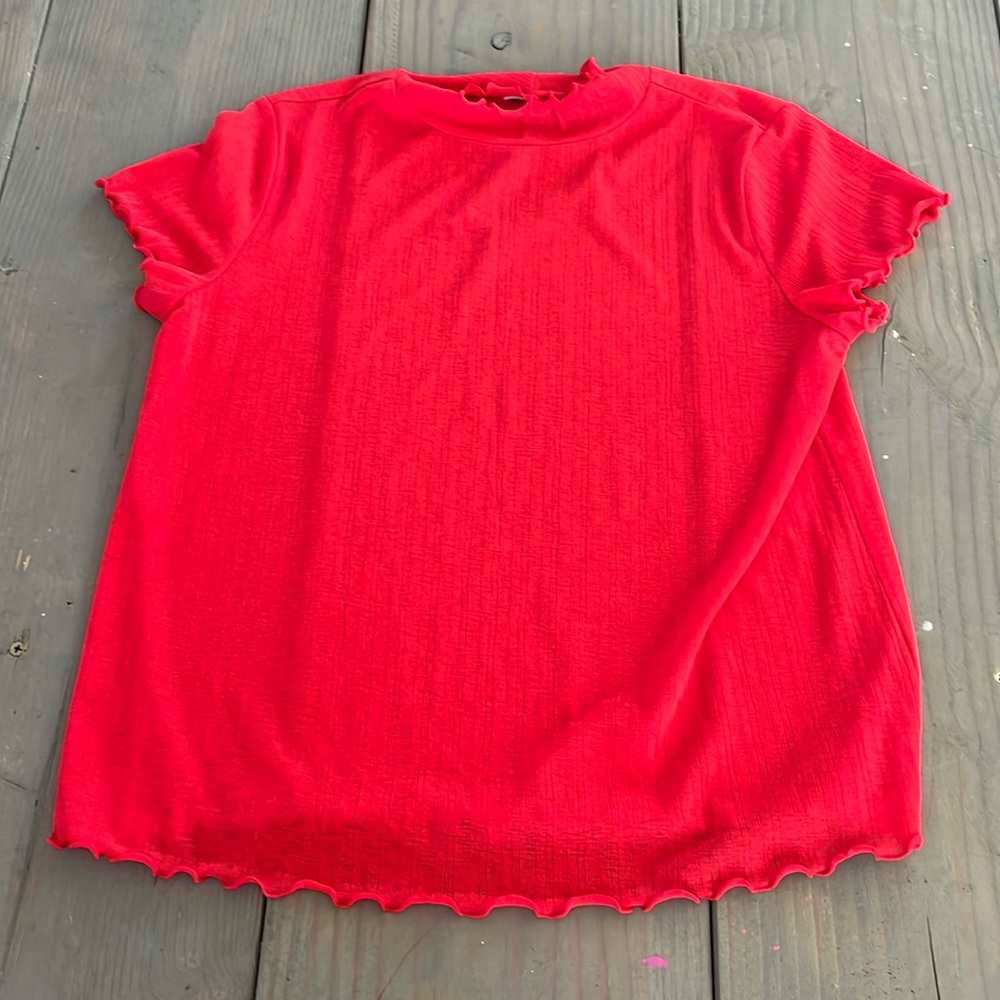 Nine West Sheer Red Top